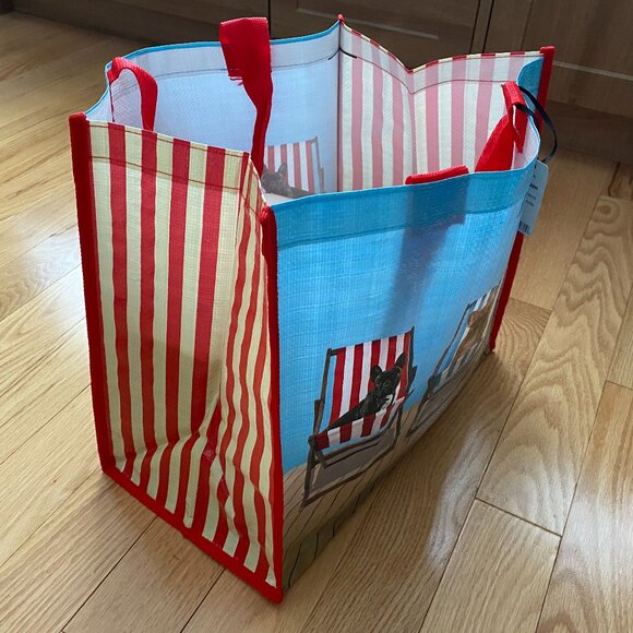 NEW Catseye Deckchair Dogs Shopping Tote - Picture 2 of 2